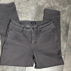 NYDJ Charcoal Gray Skinny Jeans Slimming Stretch Denim Women’s